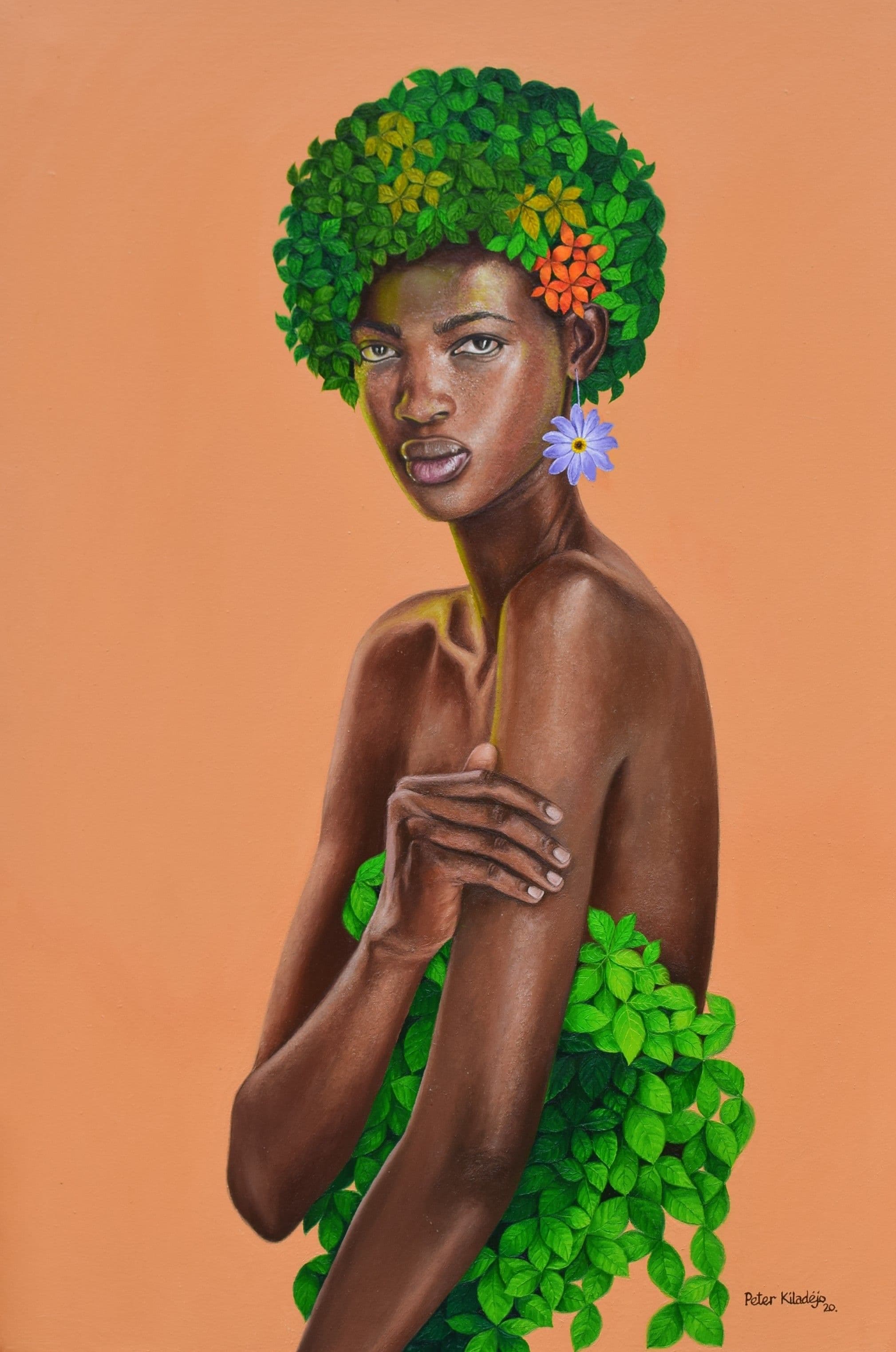 Portrait of Contemplation (Study III) by Peter Kiladejo